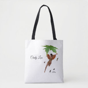 Cute Fairy With Brown Wings Tote Bag