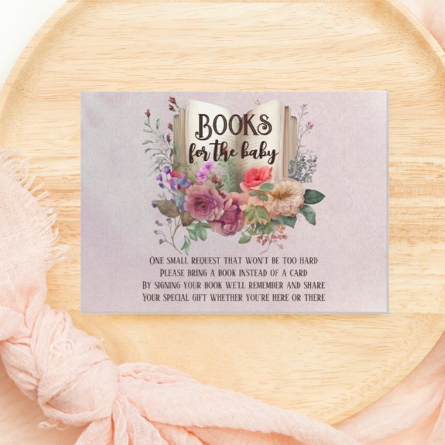 Cute Fairytale Bring A Book for Baby Enclosure Card (Creator Uploaded)