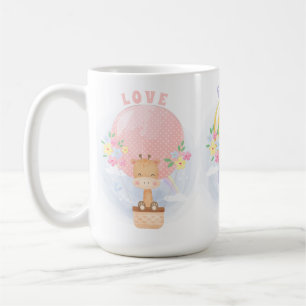 Cute Faith Hope Love Safari Jungle Balloon  Coffee Mug