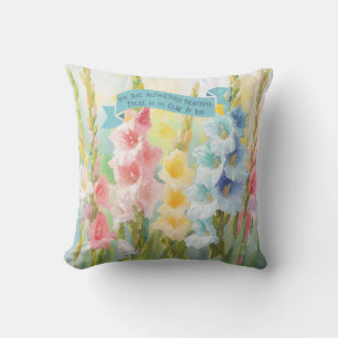 Cute Faith Quotes Mothers' Day, Solomon 4:7,Lilies Cushion