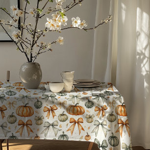 Cute Fall Bow Pattern Tablecloth