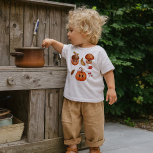 Cute Fall Friends Toddler T-Shirt Kawaii Autumn