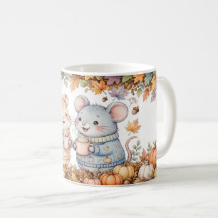 Cute Fall Mice Pumpkin Spice Mug