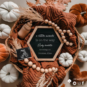 Cute Fall pregnancy announcement