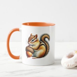 Cute Fall Seasonal chipmunk  Mug