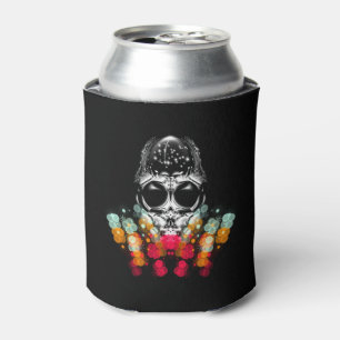 Cute Fall Spider with Dewdrop Hat Can Cooler