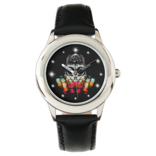 Cute Fall Spider with Dewdrop Hat Watch