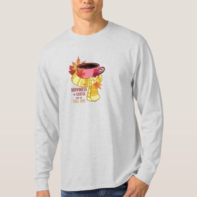 Cute Fall Sweet Fall/ Coffee  T-Shirt (Front)