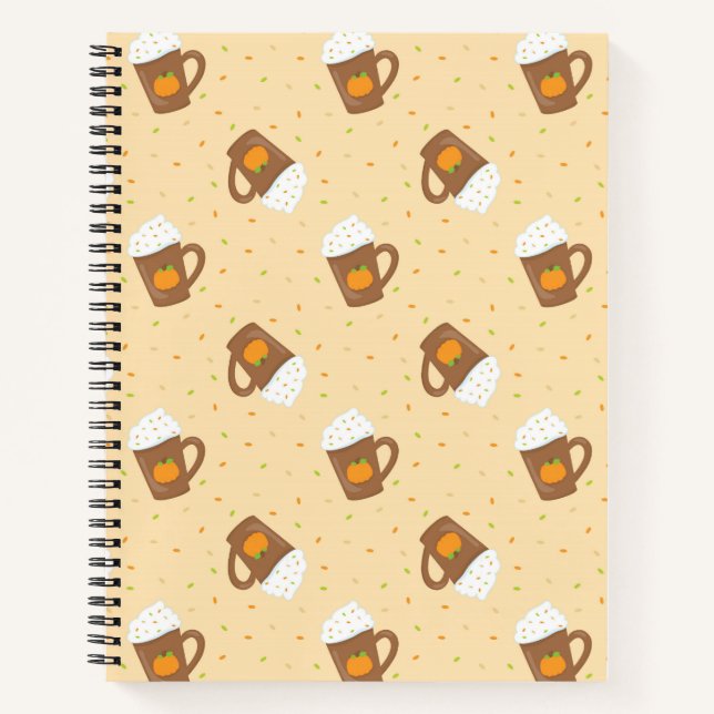 Cute Fall Treats Spiral Notebook (Front)