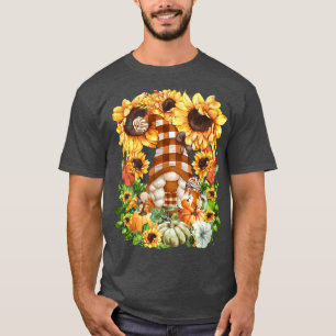 Cute Fall Yall Grandma Gnome For Women With Autumn T-Shirt