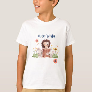 Cute Family Animal T-Shirt   