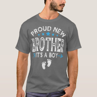 Cute Family Gender Reveal Proud New Brother It's A T-Shirt