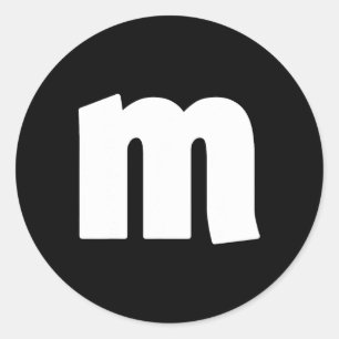 Cute Family Halloween Team Costume Matching Fun m Classic Round Sticker