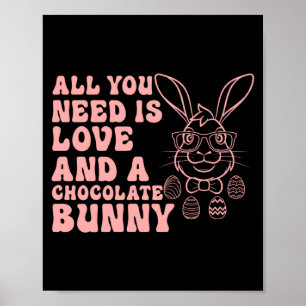 Cute Family Jesus Faith Happy Easter Poster