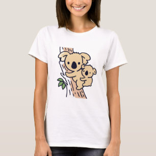 Cute Family Mother Koala Bear With Baby T-Shirt