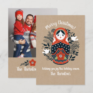 Cute Family Photo Christmas Card