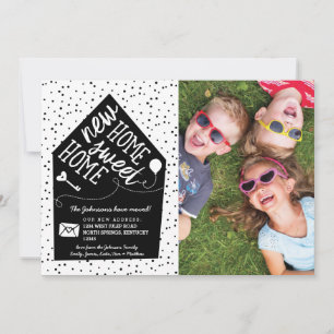 Cute Family Photo Moving Announcement Cards