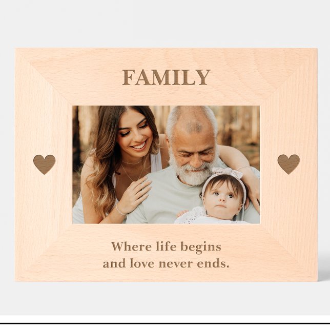 Cute Family Quote Custom Wood Frames (Creator Uploaded)