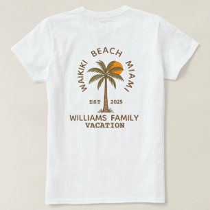 Cute Family Reunion Summer Holiday Trip T-Shirt
