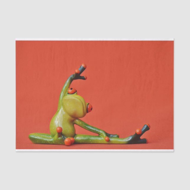 Cute Fanny Frog Tissue Paper (Front)