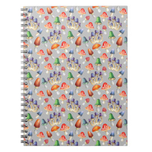 Cute fantastic mushrooms bath towel set yoga mat d notebook