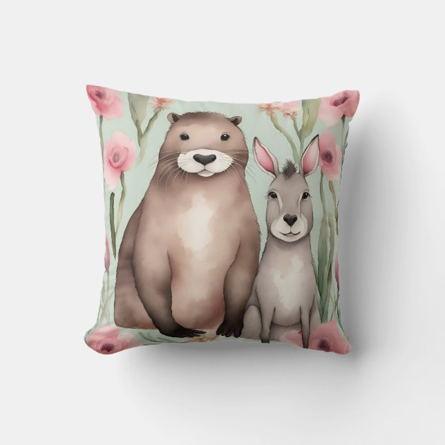 Cute Fantasy Critters Cushion (Front)