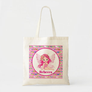 Cute Fantasy Fairy add name tote