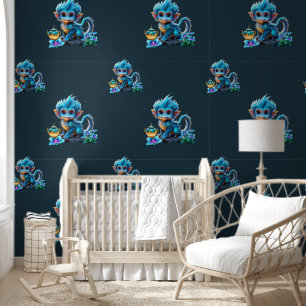 Cute fantasy monkey wallpaper