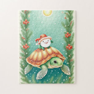 Cute Fantasy Turtle Jigsaw Puzzle