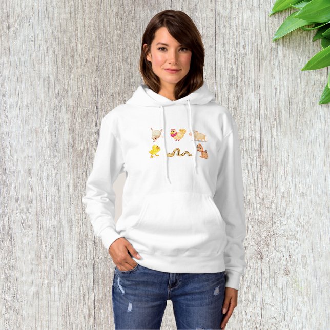 Cute Farm and Pet Animals Hoodie (Creator Uploaded)