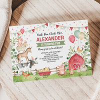 Cute Farm Animals Birthday Party Barnyard Bash