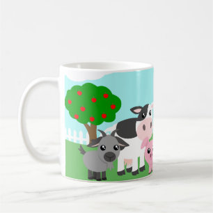 Cute Farm Animals Coffee Mug