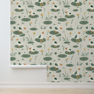 Cute Farm Baby Animals with Boho Florals #9 Wallpaper