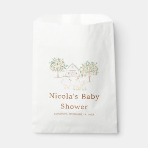 Cute Farm Barn Baby Shower Favour Bags