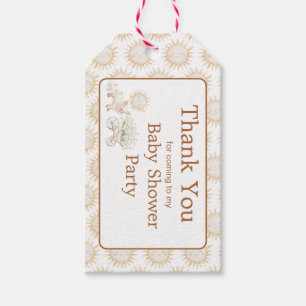 Cute Farm Barn Baby Shower Gift Tags
