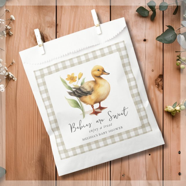 Cute Farm Duck Baby Shower  Favour Bags (Creator Uploaded)