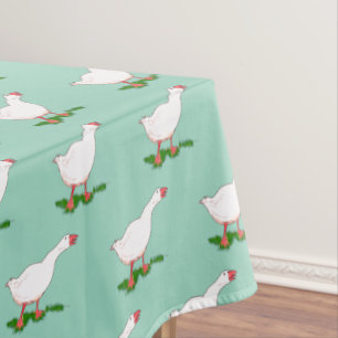 cute farm goose tablecloth