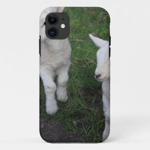 Cute Farm Ranch Baby Twins Sheep Lamb iPhone 11 Case