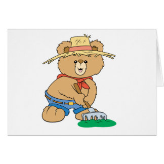 Cute Farmer Bear