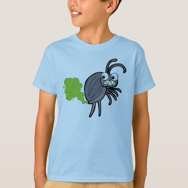 Cute Farting Bug T-Shirt (Front)