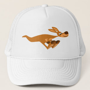 Cute Fast Cartoon Kangaroo Hat