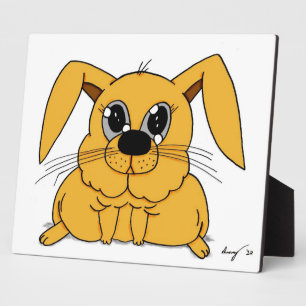 Cute Fat Bunny Plaque