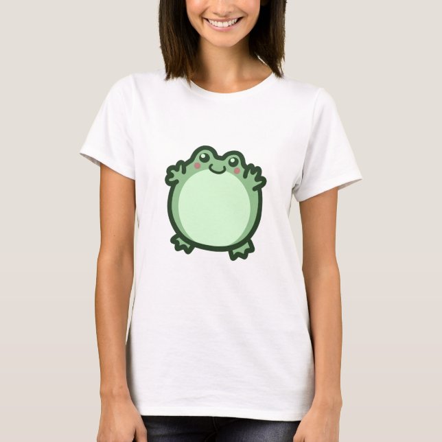 Cute Fat Frog T-Shirt (Front)