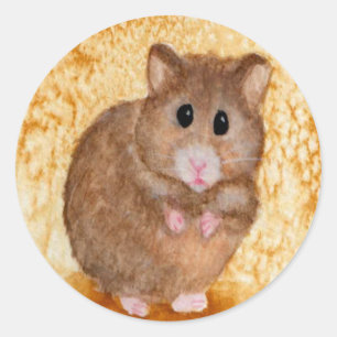 Cute Fat Hamster Stickers