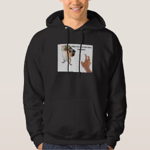 Cute Fat Rat Being Grabbed Meme Hoodie