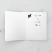 Cute Father's Day, Dad my Hero, Bear Family Card (Inside)