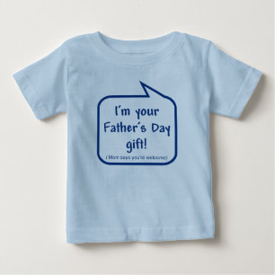Cute Father's Day shirt for baby to wear