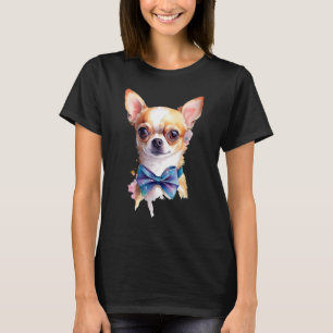 Cute Fawn Chihuahua Puppy Portrait 1 T-Shirt