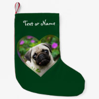 Cute Fawn Colored Pug Puppy Dog Face Pet Photo ---
