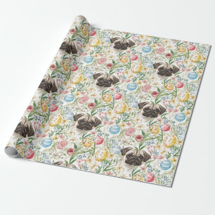 Cute fawn pugs adorable dog  wrapping paper